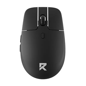 Redragon BM4162 Wireless Maus, Dual-Mode 2.4GHz/BT Maus, Leichtes Floating-Button-Design, Geräuschloser klick, 5 Einstellbare DPI bis zu 4000, Ergonomische Kompaktmaus für Mac & Windows