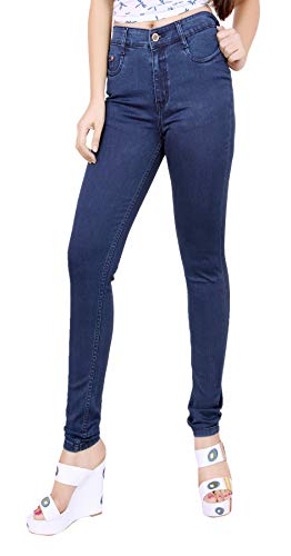 Image of FCK-3 Stretchable Denim Pencil Fit Regular Fit High Waist Jeans for Women