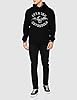 Avenged Sevenfold Men's Logo Long Sleeve Hoodie, Black, Large #1