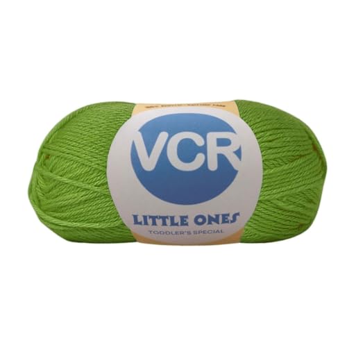 Image of VCR Yellow Green Yarn, 100 Grams Hank, 190 Meters Length, Acrylic Ball for Crochet and Knitting, Soft Crosia Threads, Pack of 1 Yarn, Suitable for DIY Crafts