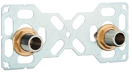 Platine de douche raccordement droit PER Ø 16 à glissement, 150 mm