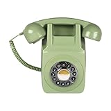 [Son clair] : Ce téléphone de style ancien est doté d'un cadran à touches rondes. Il sonne avec une cloche mécanique vintage lors des appels entrants, garantissant une communication claire et une prise en main confortable