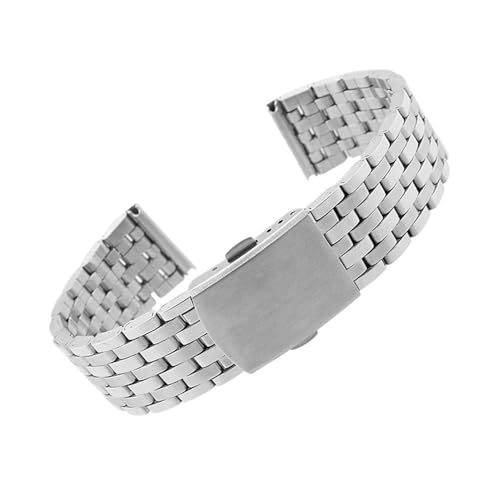 Bracelet de montre en acier inoxydable maillage 7 perles de qualité