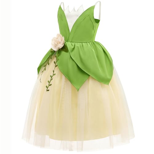 Disfraz de Princesa para Niñas 4-5 años Verde miniatura 2