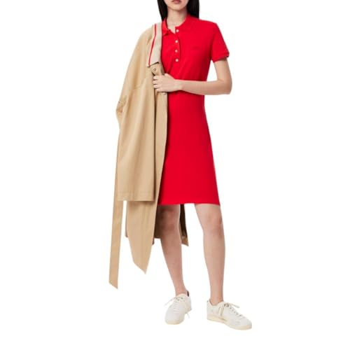 Lacoste Classic Short Sleeve Stretch Mini Pique Polo Dress, Ef8470 Dress4