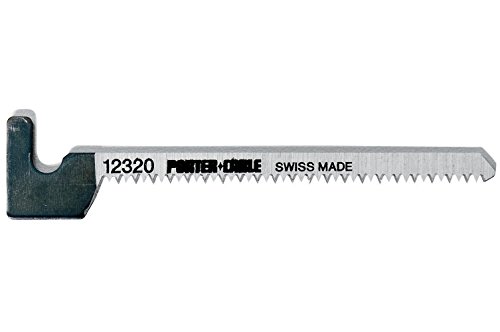 PORTER-CABLE Bayonet Saw Blade, Wood Cutting, Hook-Shank, 3-Inch, 20-TPI, 5-Pack (12320-5)