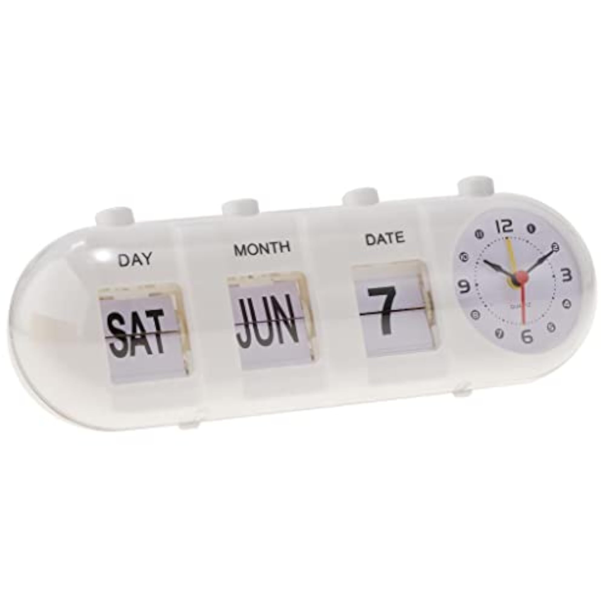 Creative Digital Manual Flip Down Clock for Desk