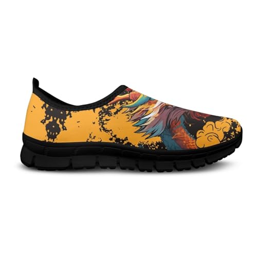 Mens Slip On Casual Shoes Non-Slip Walking Running Shoes Low-Cut Breathable Workout Shoes Lightweight Gym Sneakers Size 5-144