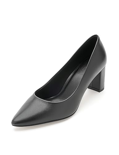 Image of Symbol Premium Women's 'Desk to Dinner' Block Heel Pumps (Ortholite Insole|Stylish Heels)