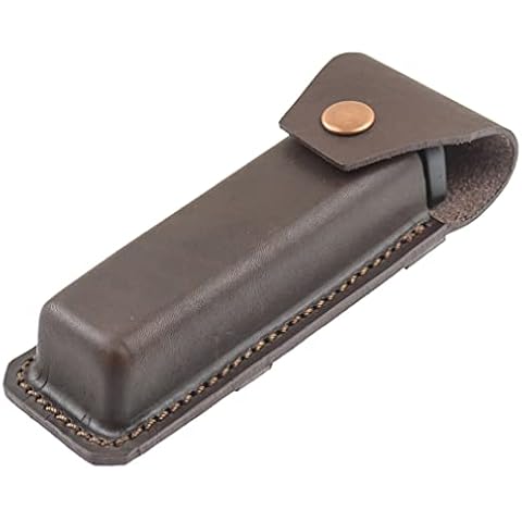 Double Stack Magazine Pouch/Holder. Genuine Leather Cover