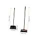 GLEAVI Broom and Dustpan Set with Handle for Home and Outdoor Cleaning Soft Horsehair Bristles for Dust and Pet Hair Removal All