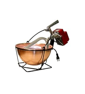 OVBC Paiolo Elettrico Polentina Rame 3,5Lt, Acciaio, 26 cm