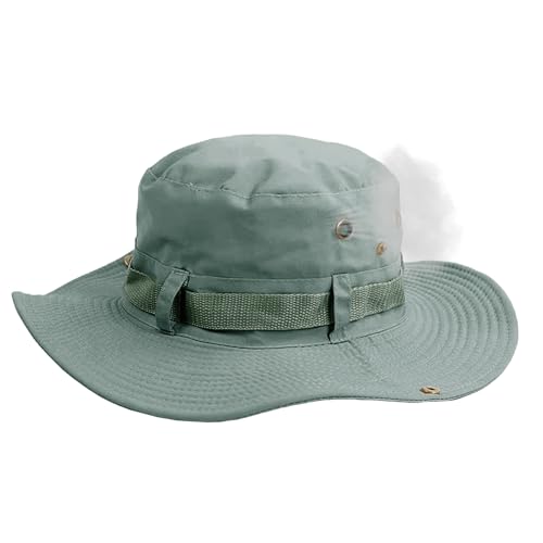 Sombrero UV Mujer - Sombrero de playa con protección solar y amplia falda - Amplia tesa transpirable con protección UV para hombre y mujer actividades al aire libre senderismo