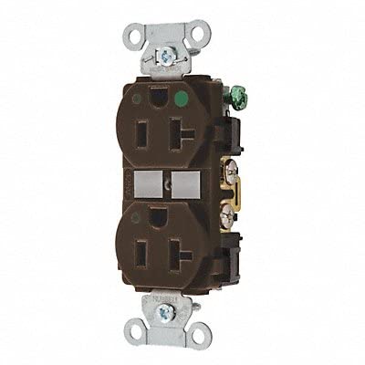 20A Duplex Receptacle 125VAC 5-20R BN