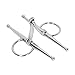 Mumusuki Horse Mouth Bit, Full Cheek Horse Bits for Training Equestrian Equipment Horse Bit Cooper Rollers Snaffle Bit Mouth 125mm