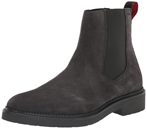 Image of HUGO Men's Tonal Pull on Suede Chelsea Boot
