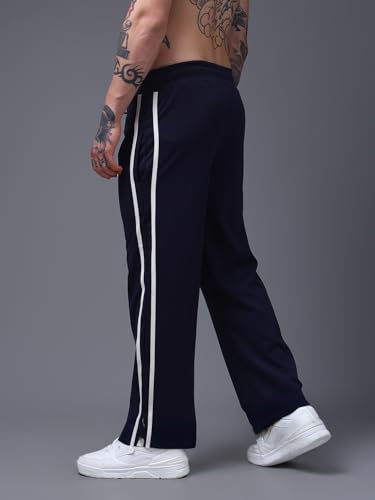 Image of Men's Loose Fit Side Tape Trackpants
