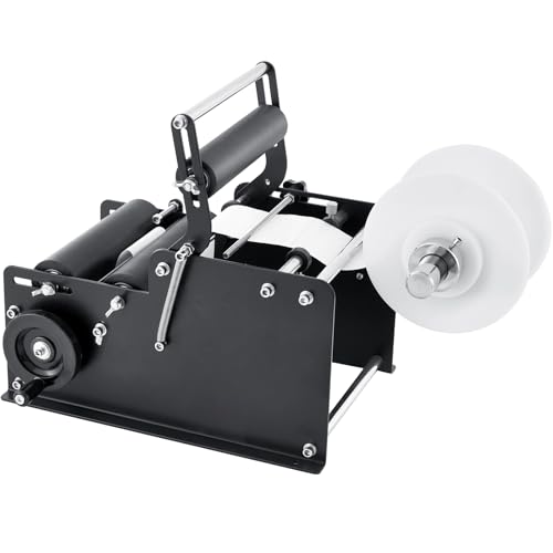 VEVOR Etikettiermaschine Manuell 15–20 Etiketten pro Minute Etikettenpistole Etikettenbreiten von 10–130 mm, Etikettenlängen von 10–300 mm Preisschilder Etikettiermaschine Flaschenetikettierer