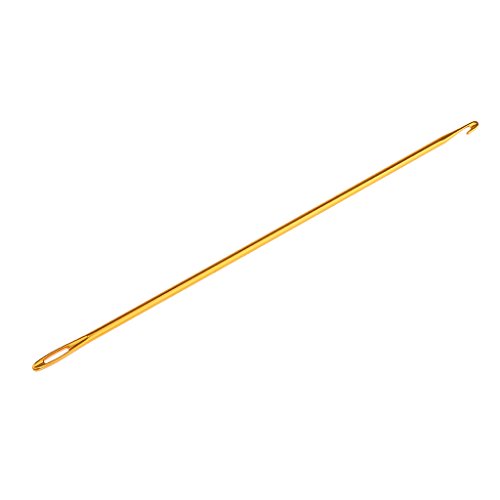 MauSong 3 Pieces Aluminum Tunisian Afghan Crochet Hook Knit Needle Hand Weaving Knitting Tool DIY