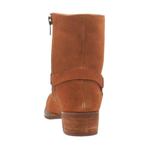 Dingo Mens Calgary Motorcycle Casual Boots Ankle - Brown3