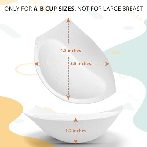 Image of Nimiah Super Thick Bra Pad - Add 1-2 Cups Push up Breast Enhancer Inserts Sew in Boob Cup for Dress Swimsuit Sport