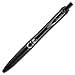 Zebra Z-Mulsion Emulsion Retractable Ballpoint Pen, 1.0mm, Black, 12-Pack (34110)