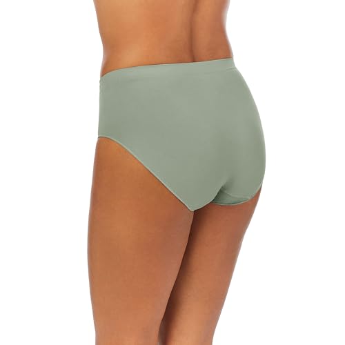 Image of COMPANY ELLEN TRACY Women's High Cut Brief Panties Breathable Seamless Underwear 4-Pack Multipack (Regular & Plus Size)