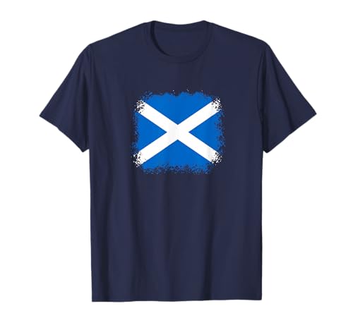 Bandera de Escocia Escocia Saltire Regalos Edimburgo Glasgow Retro Camiseta