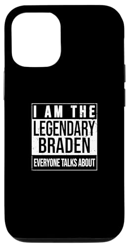 I am the Legend シャツ、Bradenへのギフトアイデア スマホケース iPhone 12/12 Pro 用