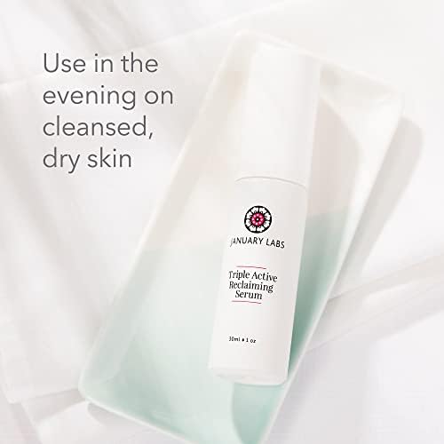 Miniatura 2 de Triple Active Reclaiming Face Serum, suero de retinol estabilizado con niacinamida y vitamina C, suero facial, 1 onza