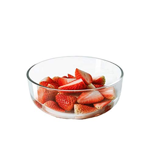 Bol Le Bol en Verre de Grande capacité Convient à la Plupart des Gens.Bol de Nouilles Transparent et Durable.Bol à Soupe Salami.Fournitures de Restaurant.Bol à Riz Familial.615ml, 140 * 55mm