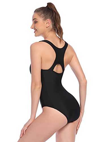 image for Tremaker Women's Conservative Athletic Racerback One Piece Training Sw