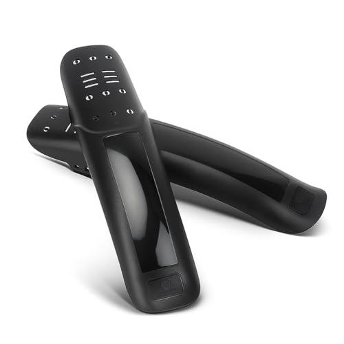 SUNGOOYUE Juego de Guardabarros para Bicicleta, 2 Protectores de Barro para Bicicleta de Plástico y Resina Alargados con 12 Bridas para Cables para Montar en Bicicleta de Montaña Al Aire