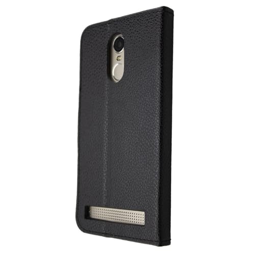 caseroxx Bookstyle Handytasche für Gigaset GS180 in schwarz – Klapphülle mit Kreditkartenfächern, Magnetverschluss, Standfunktion und R&umschutz für Bildschirm & Gehäuse