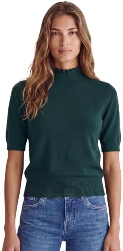 Street One Studio Damen 3017960 Kurzarm Pullover mit Turtle Neck (1er Pack)