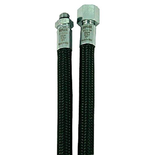 Uniflex/BtS Atemreglerschläuche - Miflex schwarz Niederdruchschlauch UNF 3/8", 100cm