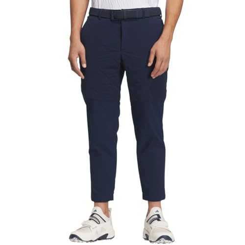 アディダス Adidas ロングパンツ EXストレッチ COLD.RDY キルトコンビネーション ジョガーパンツ カレッジネイビー J/100