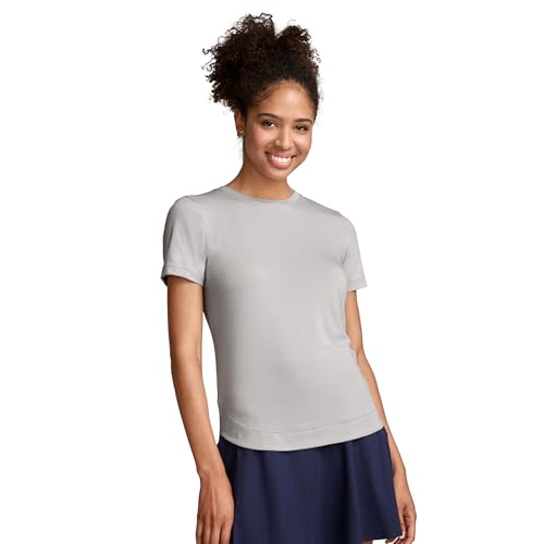 Jockey Women's Activewear EVERACTIVE Short Sleeve Crew Neck Tee