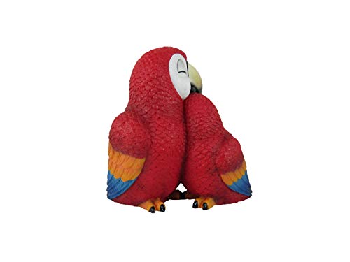 Dwk "Polly And Petey Mama Mother Parrot And Baby Parrot Shelf Sitting Figurines | Shelf Decor | Desk Accessories | Statues & Figurines | Office Decor | Bookshelf Accessories And Decorations - 6" #TOP5