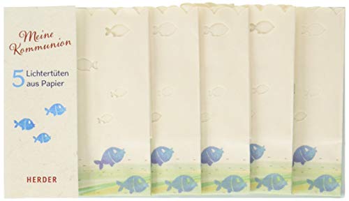 Meine Erstkommunion: 5 Lichtertüten aus Papier Meine Erstkommunion: 5 Lichtertüten aus Papier