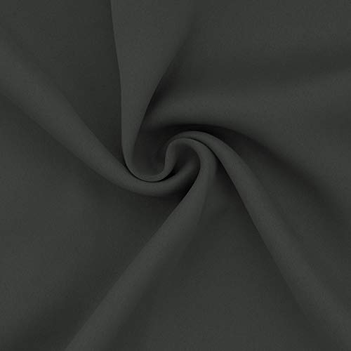 Image of Easy-Going Blackout Curtains for Bedroom, Solid Thermal Insulated Grommet and Noise Reduction Window Drapes, Room Darkening Curtains for Living Room, 2 Panels (52x46 in,Dark Gray)