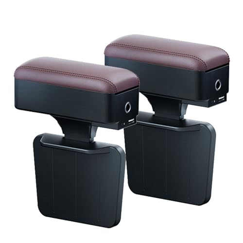に適用 トヨタ NHP アクア 10系 Aqua NHP10 NHP10H 2017.06~2021年現行 アームレスト 車 ドリンクホルダー付き 肘掛け 多機能 コンソールボックス 後部座席充電収納ボックス 快速充電 車内小物整理 簡単取付 長距離旅行&