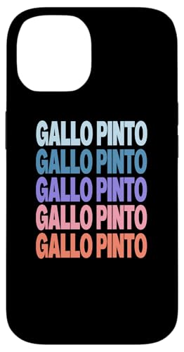 Funny Modern Repeated Text Design Gallo Pinto �X�}�z�P�[�X iPhone 14 �p