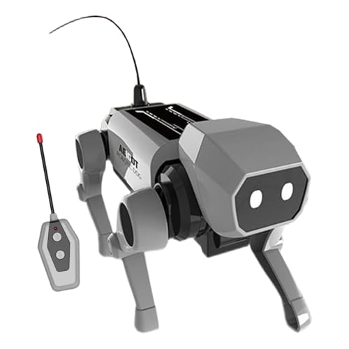 Generisch Perro robótico – Perro robot teledirigible cachorro acrobacias – Práctico juego de construcción – habitación infantil jardín aula preescolar hogar viaje