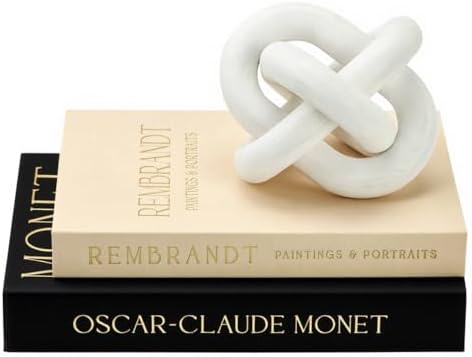 Decorative Books for Home Aesthetic Fake Books for Modern Linen Covered Photo Storage Keepsake Box for Coffee Table Farmhouse Set of 2 (Black-Beige)