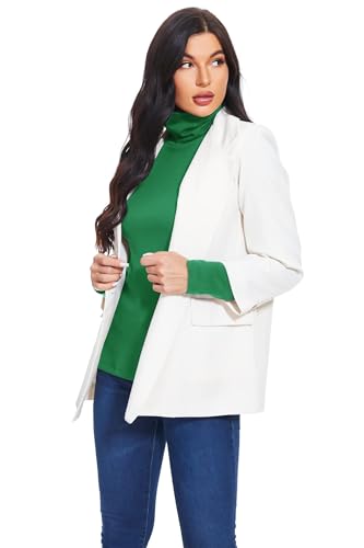 Image of TAIPOVE Cotton Fleece Lined Turtleneck Top for Women Long Sleeve Mock Turtle Neck Lightweight Sweater Thermal Underwear Shirt