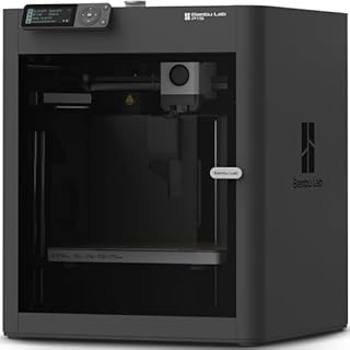 Bambu Lab P1S 3D Printer, Fully Enclosed, Support Up to 16 Colors/Multi Materials, 500mm/s Fast Printing & High Precision, CoreXY & Auto Bed Leveling, Ready-to-Use FDM 3D Printers Large Print Size