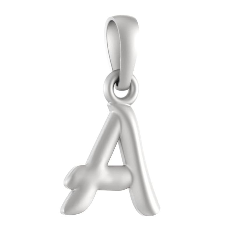 Pendentif en argent sterling et chaîne alphabet pour sublimer vos tenues
