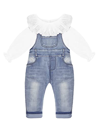 Image of Baby Pant Set,Toddler Overall Set,Little Girl Overall Shirt Cute Cartoon