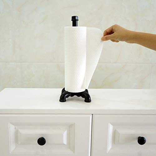 Soporte de pie industrial Mincool negro para toallas de papel 7